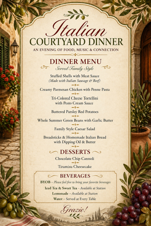Italian Dinner Men